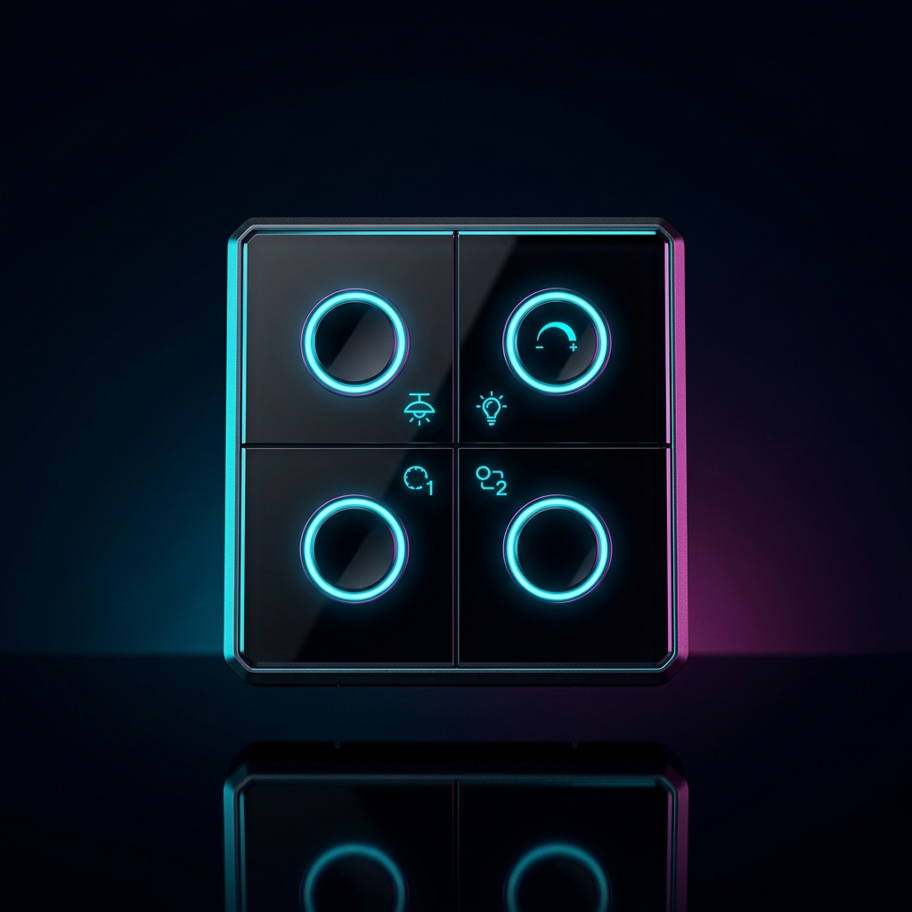 LuxeRay Switch Duo 4-Gang